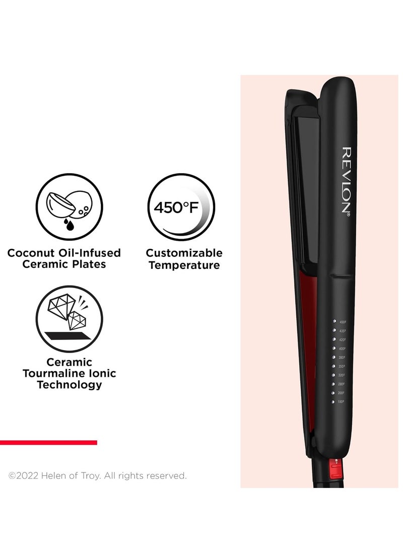 Revlon - ريفلون سموث ستاي مملس الشعر بزيت جوز الهند للحصول على مظهر أملس ولامع - Image 1