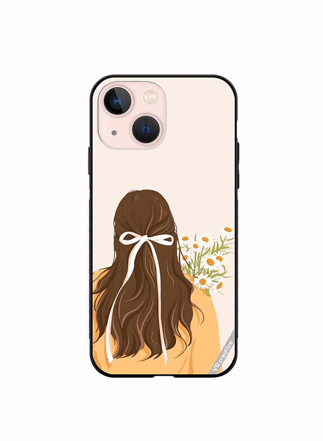 VR CREATIVE Protective Case Cover For Apple iPhone 14 Plus Girl Design Multicolour - Image 1