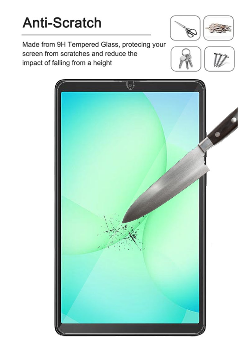 REWO For Samsung Galaxy Tab A11 - 8.7 inches - Tempered Glass Screen Protector - Premium HD Delicate Touch , Higher Transparency , Easy to Install ,Anti-scratch and Bubble-free Screen Protector - Clear - Image 3