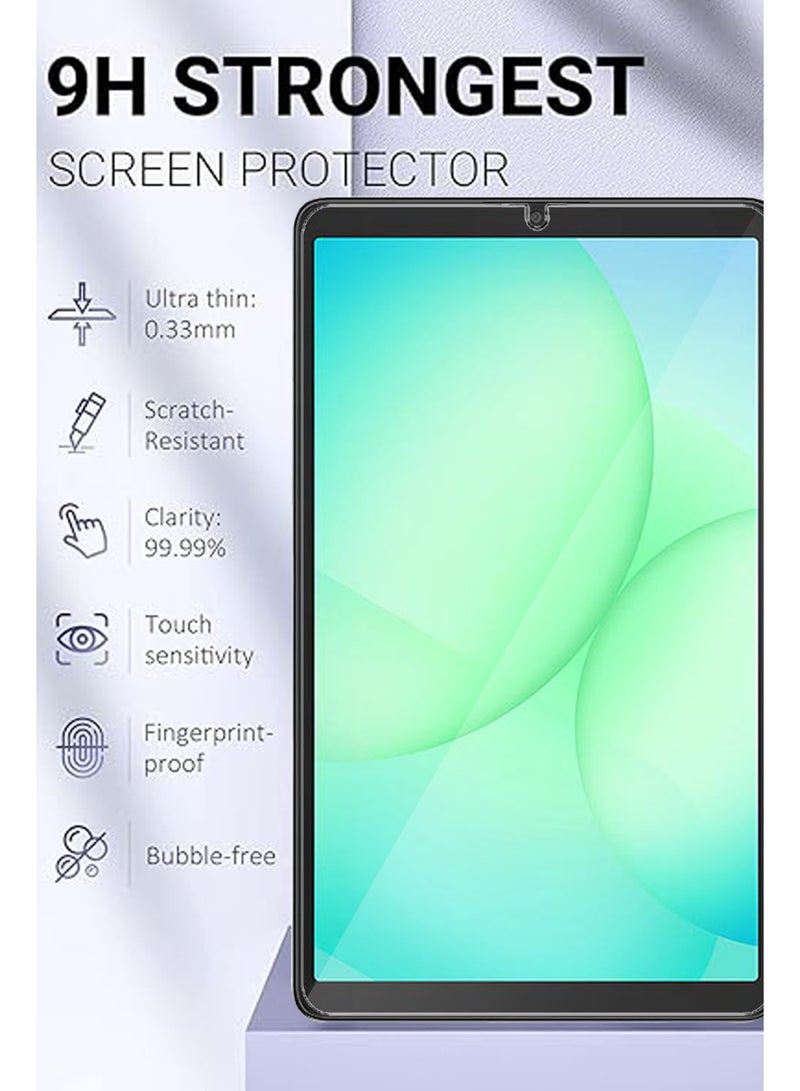 REWO For Samsung Galaxy Tab A11 - 8.7 inches - Tempered Glass Screen Protector - Premium HD Delicate Touch , Higher Transparency , Easy to Install ,Anti-scratch and Bubble-free Screen Protector - Clear - Image 4