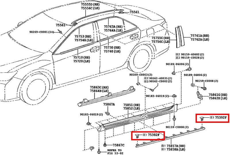 OAUTOO 30PCS Spoiler Moulding Clips for Toyota & Lexus - Image 5