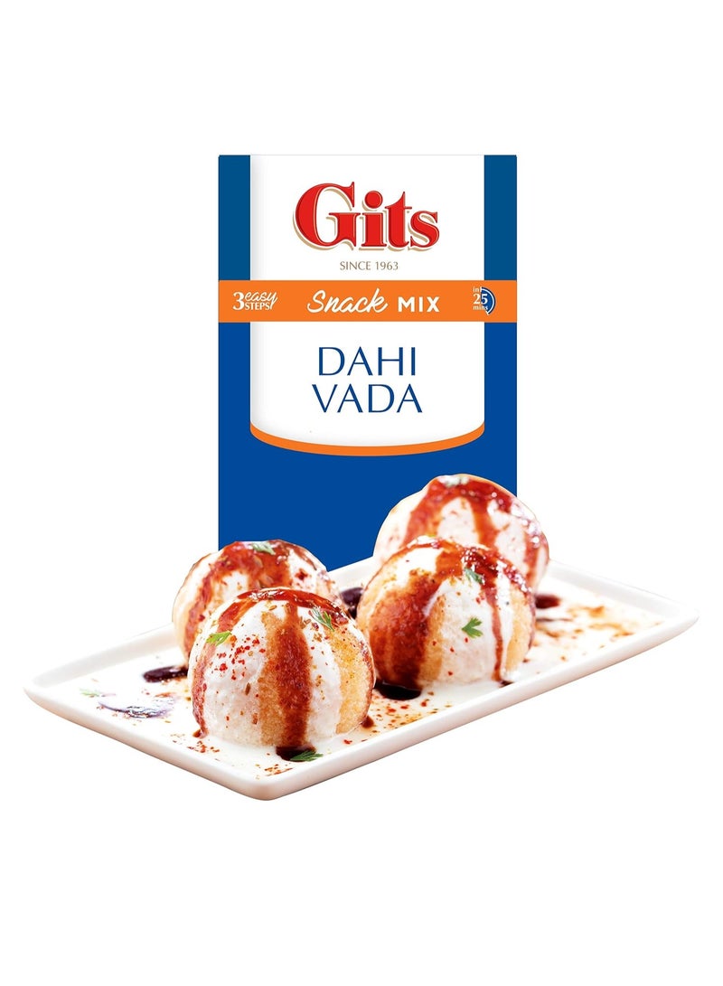 Gits Instant Dahi Vada Snack Mix, Makes 62 Per Pack, Pure Veg, Instant Indian Snack Mix, 500g (Pack of 2) - Image 4