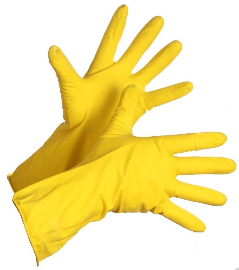 RSP Quality bit® Rubber Hand Gloves - Reusable - Used for Washing, Cleaning, Kitchen, Garden (2) - Image 2