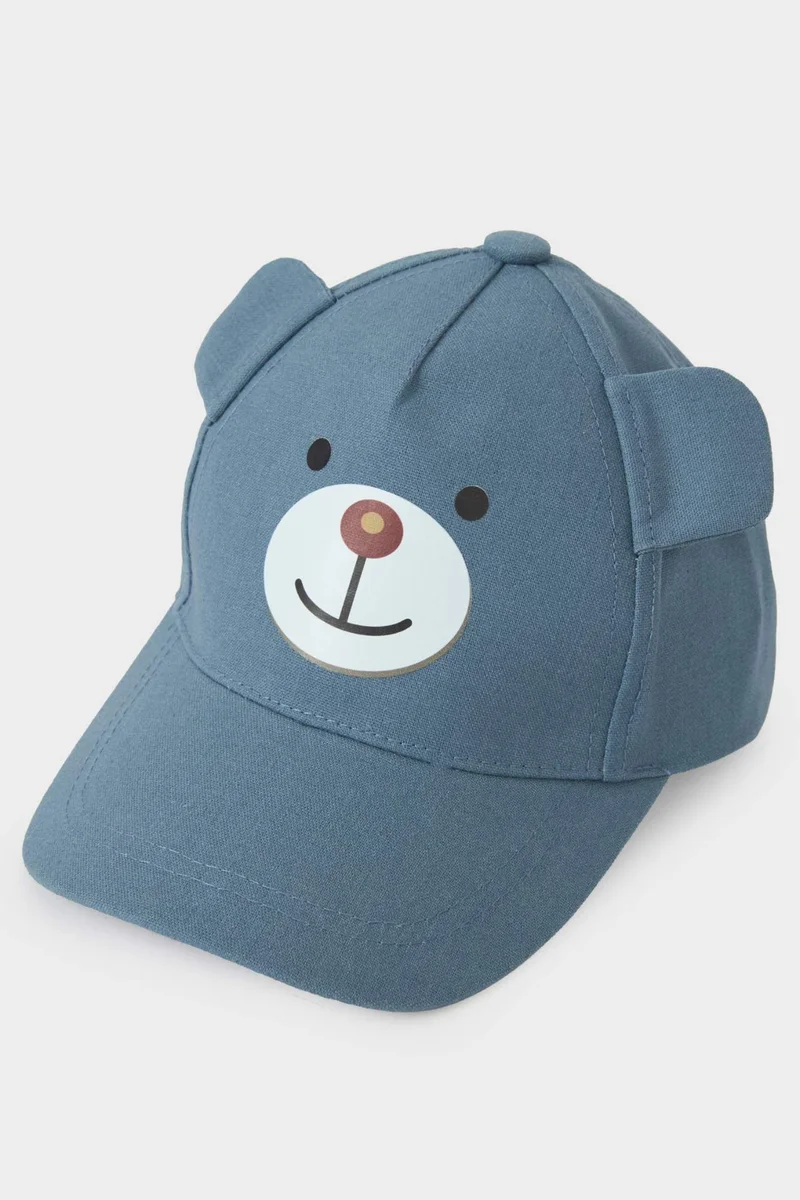 DeFacto Baby Boy Denim Look Embroidered Cap