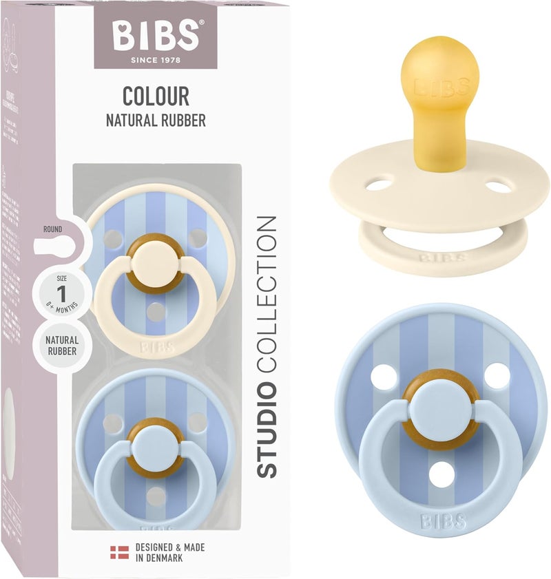 BIBS Colour Studio Pacifiers Pack of 2 - Image 1