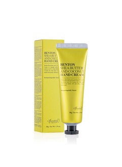 Benton BENTON Shea Butter and Coconut Hand Cream 50g (New Version_1.76 oz.) - Excellent Moisturization Hand Cream, Protecting Hand and Cuticle, Skin Smooth without Stickiness 