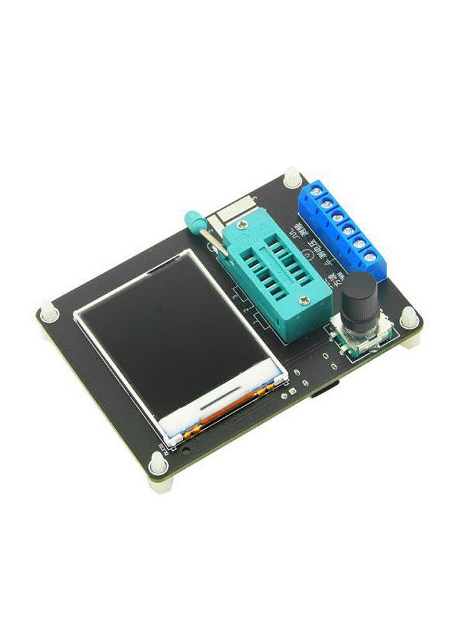 Generic - GM328A Transistor Diode SMT Component Tester 1.77inch TFT Display Capacitance ESR Voltage Frequency Meter PWM Squarewave Signal Generator Electronic Kit - Image 1
