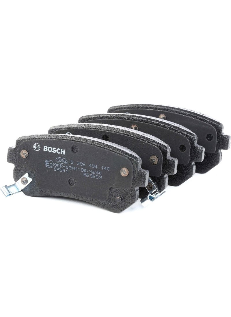 BOSCH - Rear Brake Pad Set Compatible with 2010-2015 Kia Sportage 1.6 Gdi - Image 1