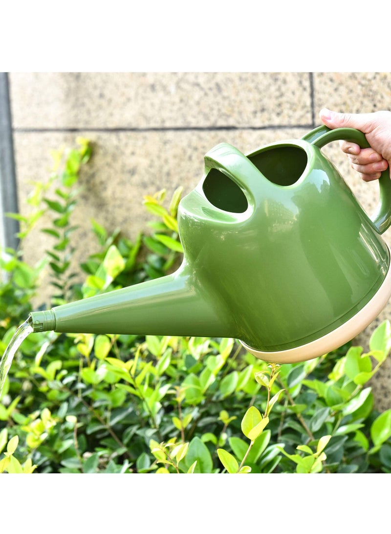 كيلا علبة سقي مع رأس رشاش، سعة 1 جالون، علبة سقي نباتات بفوهة طويلة للنباتات الداخلية والخارجية، وعاء زينة عصري للحديقة (4 لتر، أخضر) - Image 5