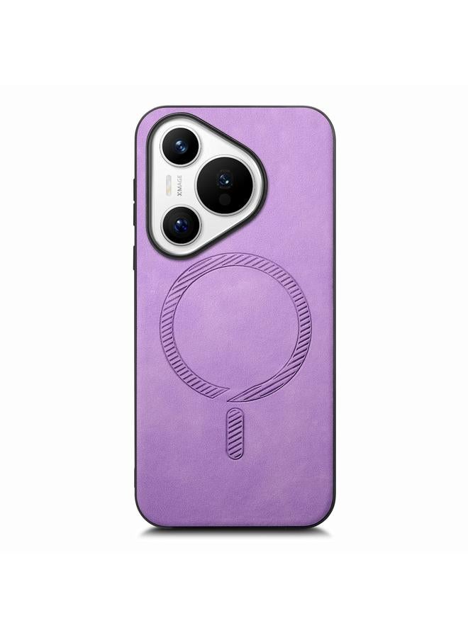 اس-توب جراب لهاتف Huawei Pura 70 Ultra بلون سادة ريترو ماجسيف غطاء خلفي من البولي يوريثان - Image 1