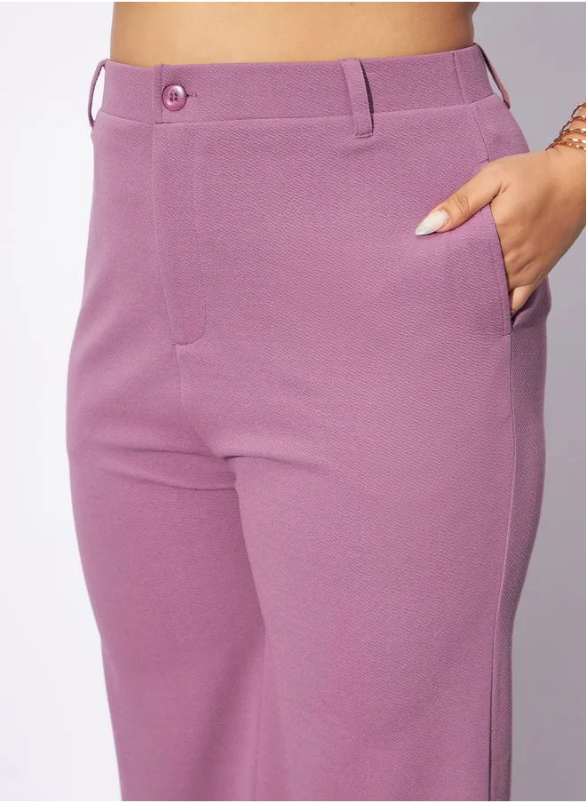 SASSAFRAS Plus Front Button V Neck Top & Pants Co-Ords by Styli