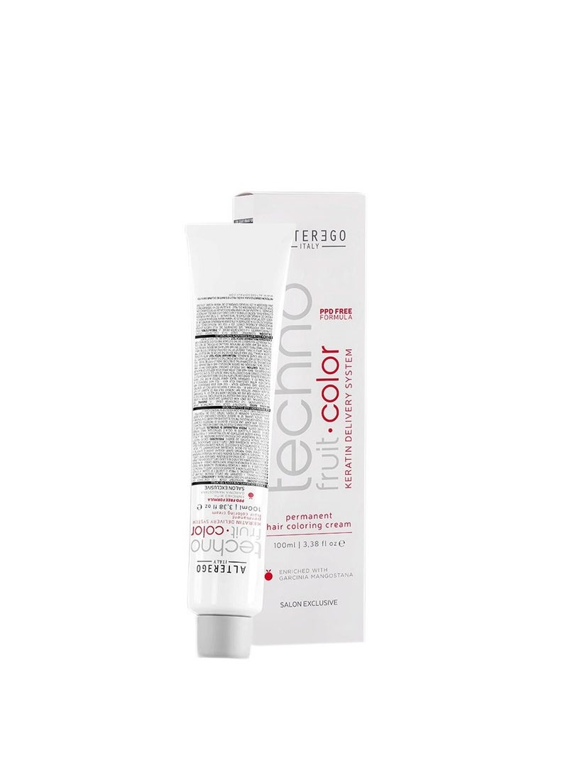 Alter Ego Technofruit Hair Color 7/0 Blonde Professional Permanent Hair Dye 100ml Natural Vibrant Long-Lasting Color - Image 1