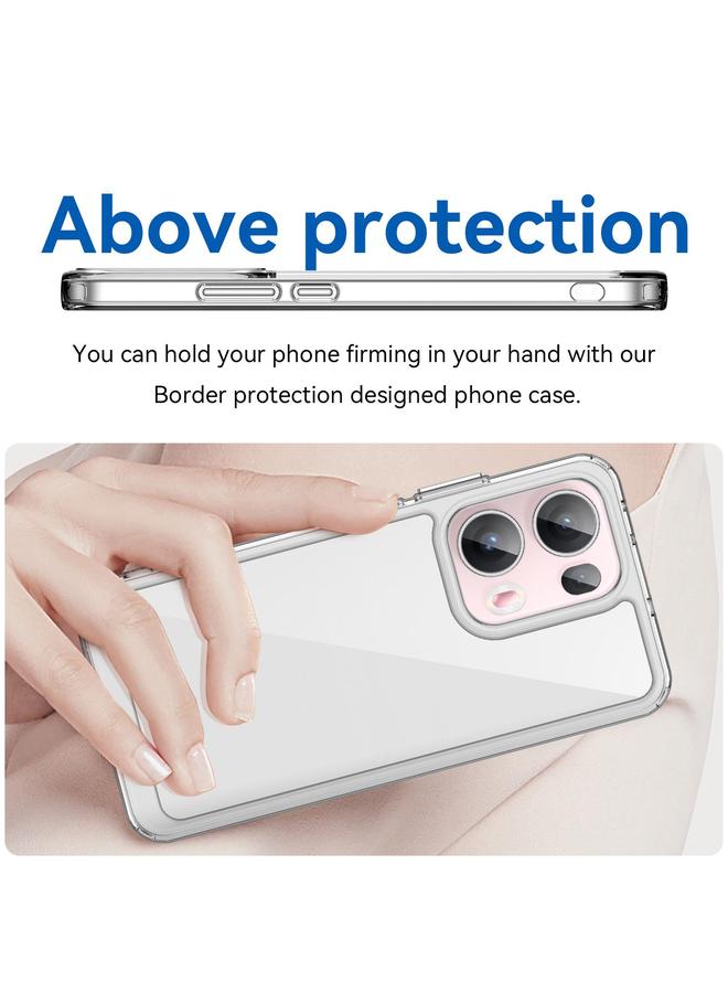 S-TOP Case For OPPO Reno13 Pro Global Colorful Series Acrylic Hybrid TPU Phone Case - Image 4