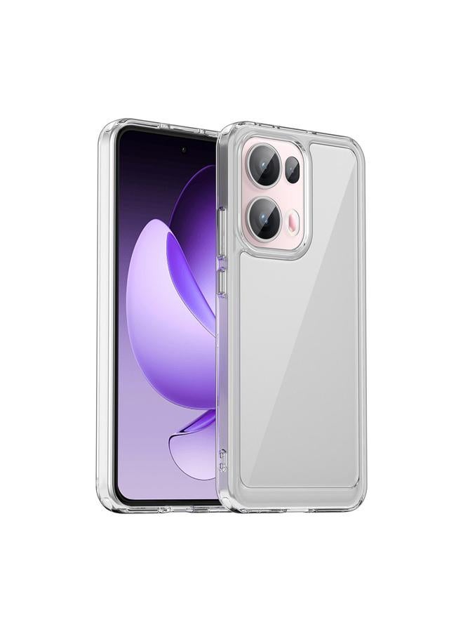 S-TOP Case For OPPO Reno13 Pro Global Colorful Series Acrylic Hybrid TPU Phone Case - Image 1
