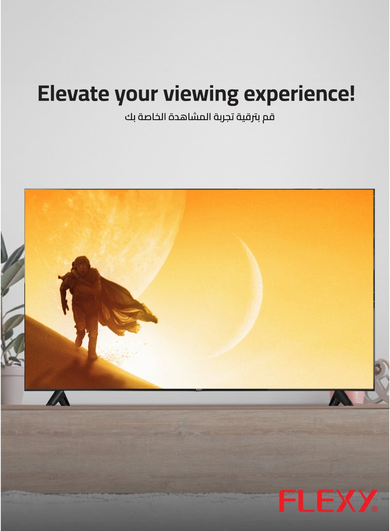 Flexy 24" HD Ready DLED TV with Wide Colour Enhancer, Digital Noise Reduction, 2 HDMI (1 ARC), 2 USB Ports, ENERGY SAVING, Free Wall Mount, Earphone, 2-Year Warranty.  - Image 5