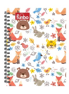 Funbo A4 Size Single Line Notebook With PP Cover 80 Sheets  - Image 1
