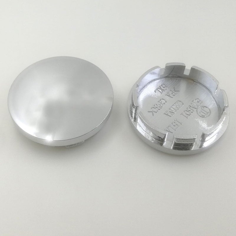 4pcs Silver Tire Hub Caps Car Wheel Hub Covers Replacement Accessories for Automotive Wheels Easy Install Protective Decorative Car Rim Center Caps - Image 3