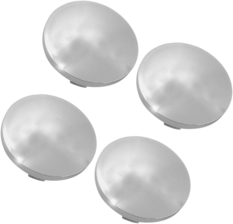 4pcs Silver Tire Hub Caps Car Wheel Hub Covers Replacement Accessories for Automotive Wheels Easy Install Protective Decorative Car Rim Center Caps - Image 1