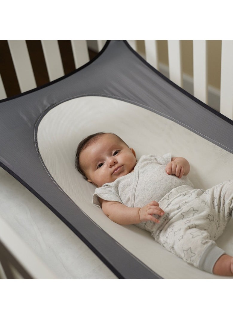 Generic - Baby Cots Bedding Sleeping Hammock, Portable Bedding, Cradle Accessory, Newborn Crib, Tummy Time Rocker, Infant Hammock, Travel Baby Sleeping Bed, Detachable Elastic Adjustable Hammock, 130x80cm - Image 1