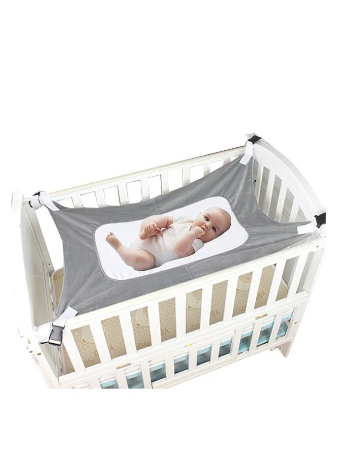 Generic - Baby Cots Bedding Sleeping Hammock, Portable Bedding, Cradle Accessory, Newborn Crib, Tummy Time Rocker, Infant Hammock, Travel Baby Sleeping Bed, Detachable Elastic Adjustable Hammock, 130x80cm - Image 1