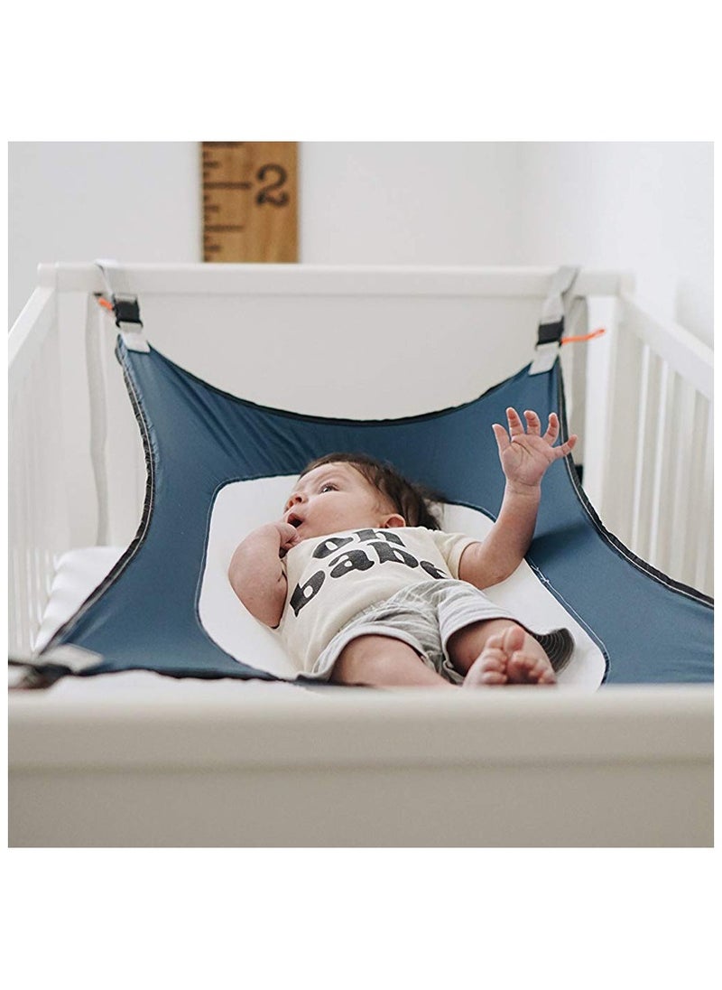 Generic - Baby Cots Bedding Sleeping Hammock, Portable Bedding, Cradle Accessory, Newborn Crib, Tummy Time Rocker, Infant Hammock, Travel Baby Sleeping Bed, Detachable Elastic Adjustable Hammock, 130x80cm - Image 1