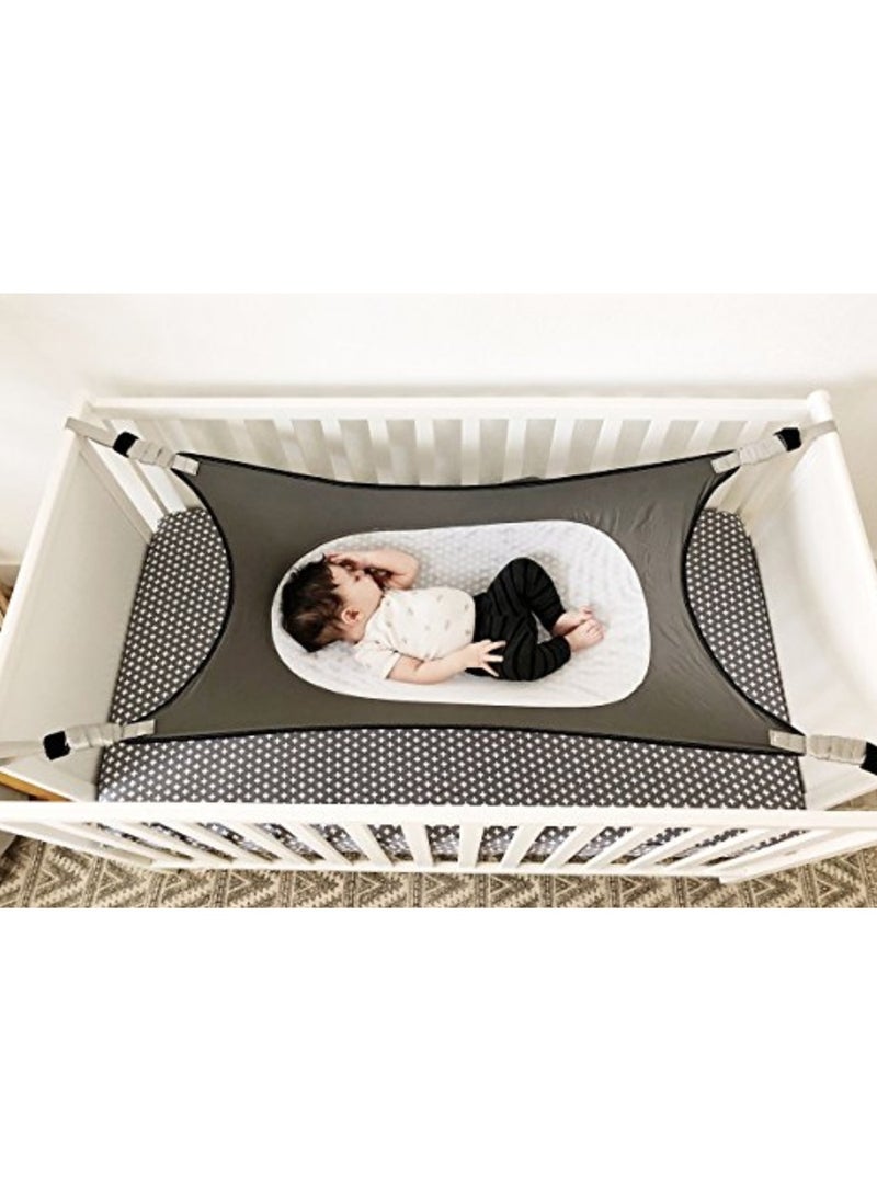 Generic - Baby Cots Bedding Sleeping Hammock, Portable Bedding, Cradle Accessory, Newborn Crib, Tummy Time Rocker, Infant Hammock, Travel Baby Sleeping Bed, Detachable Elastic Adjustable Hammock, 130x80cm - Image 1