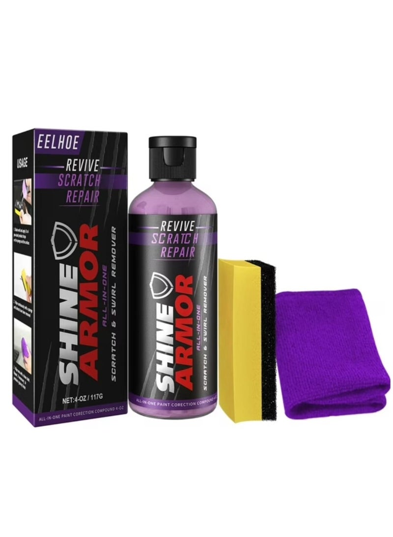 SHINE ARMOR Scratch & Swirl Remover – Paint Restorer & Polish for Scuffs, Blemishes, and Water Spots - Image 1