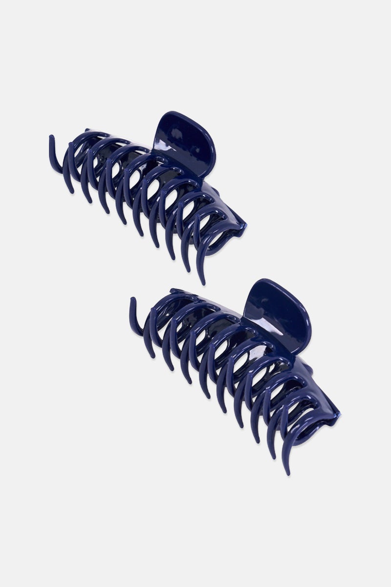 Expressions Kids Girl 2 Pieces Barrel Claw Clips, Assorted - Image 3