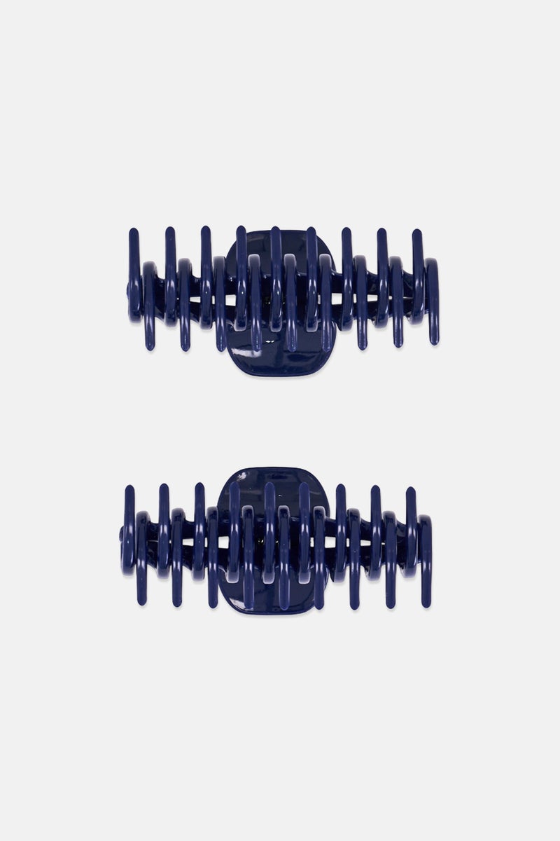 Expressions Kids Girl 2 Pieces Barrel Claw Clips, Assorted - Image 2