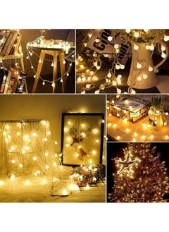 8 Meters Globe Frosted Ball LED String Lights, Warm White, 8 Flashing Modes, Indoor Outdoor Fairy Lights for Festival Decoration, Ramadan and Eid decoration lights - pzsku/ZAFA379F16E6C468B96BBZ/45/_/1738853165/c0b47215-5ba7-4fcb-bc41-7008daefe875