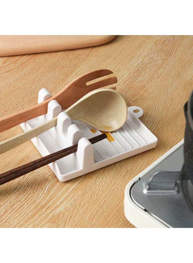 حامل ملعقة وحامل غطاء الوعاء وحامل الملعقة وحامل أدوات المطبخ لتنظيم أدوات الطهي وملحقات المطبخ لراحة الطهي - Image 1