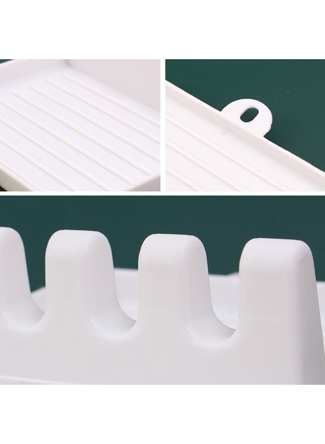 حامل ملعقة وحامل غطاء الوعاء وحامل الملعقة وحامل أدوات المطبخ لتنظيم أدوات الطهي وملحقات المطبخ لراحة الطهي - Image 3