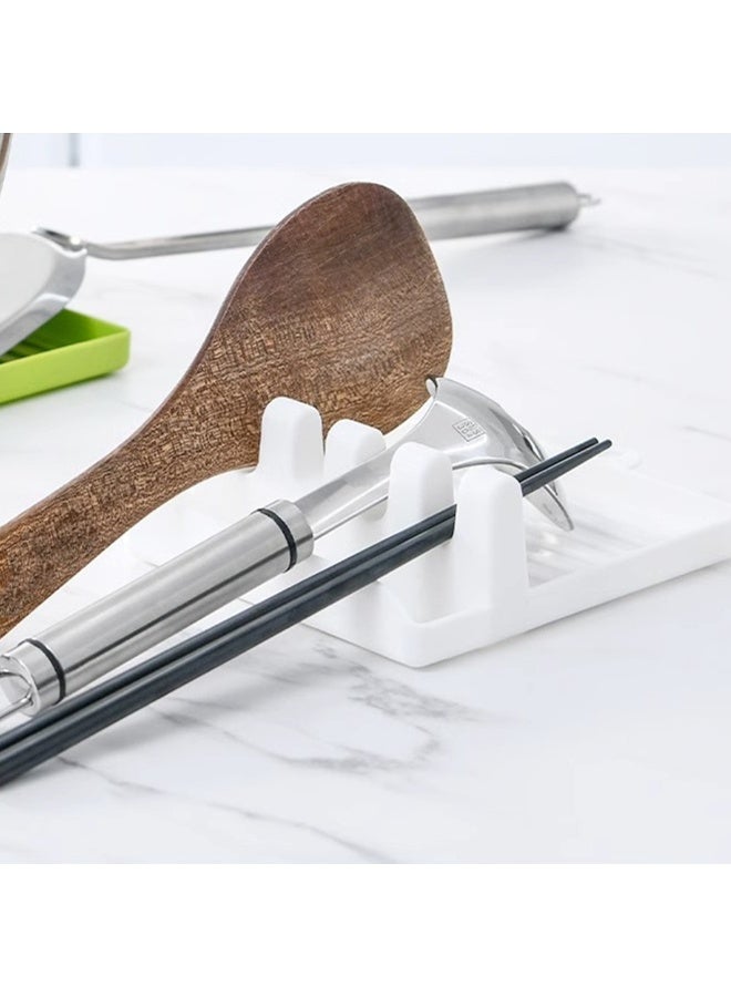 حامل ملعقة وحامل غطاء الوعاء وحامل الملعقة وحامل أدوات المطبخ لتنظيم أدوات الطهي وملحقات المطبخ لراحة الطهي - Image 4