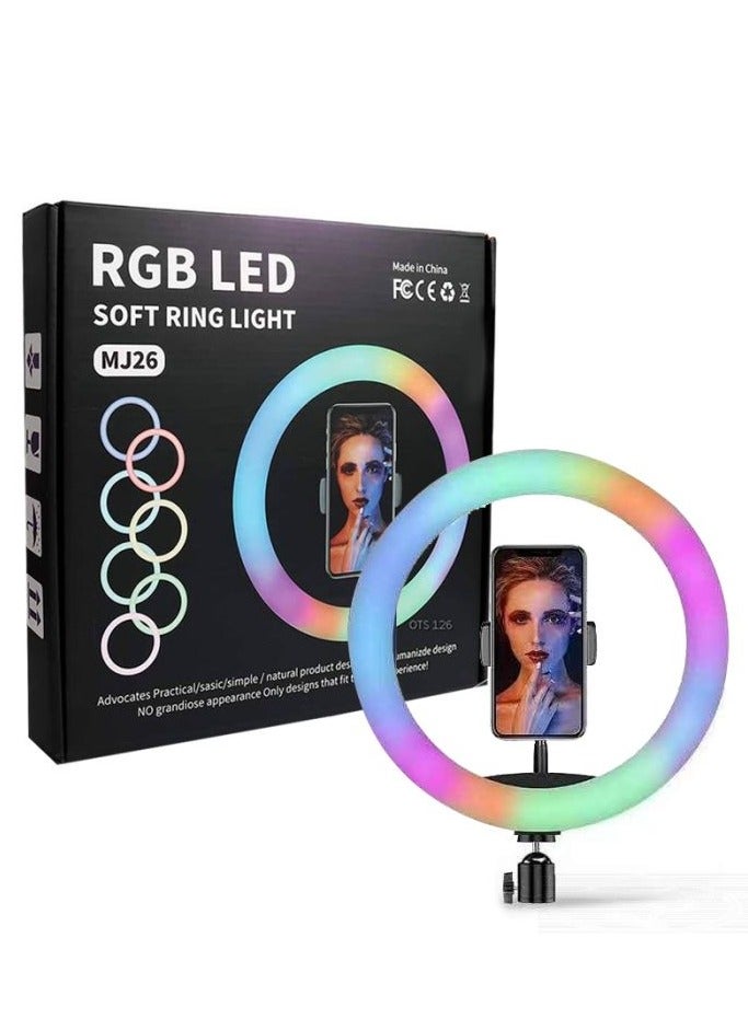 MJ26  RGB LED Soft Ring Light - Image 2