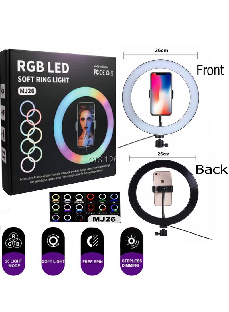 MJ26  RGB LED Soft Ring Light - Image 3