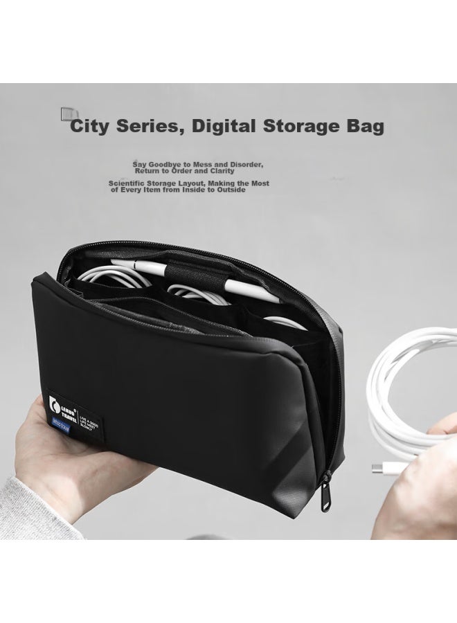 Right Away Digital Storage Bag, Mouse Charger, Computer Power Data Cable, Travel Portable Electronic Product And Phone Accessory Pouch - Image 3