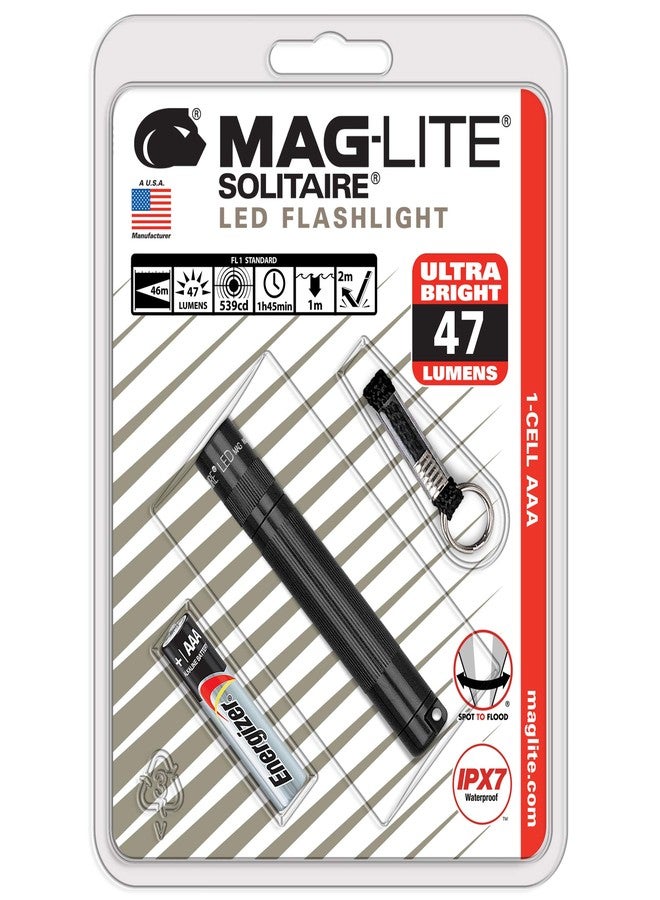 ماجلايت مصباح يدوي Maglite SJ3A016 Solitaire LED أحادي الخلية AAA أسود - Image 4