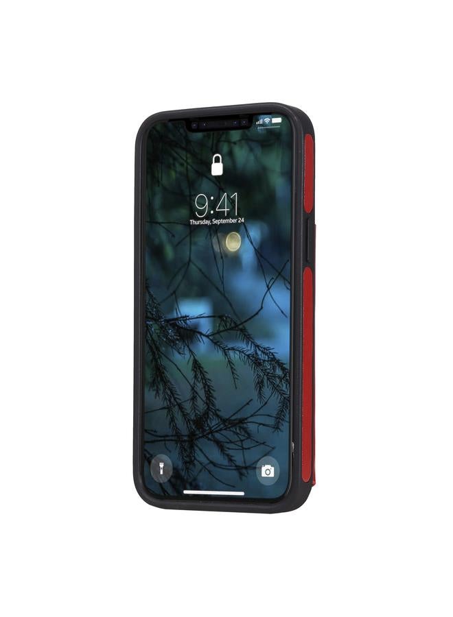 زبون جراب لهاتف iPhone 12 Pro Max بنقشة فراشة، جراب واقٍ مقاوم للصدمات مع حامل وفتحات للبطاقات وإطار للصور - Image 3