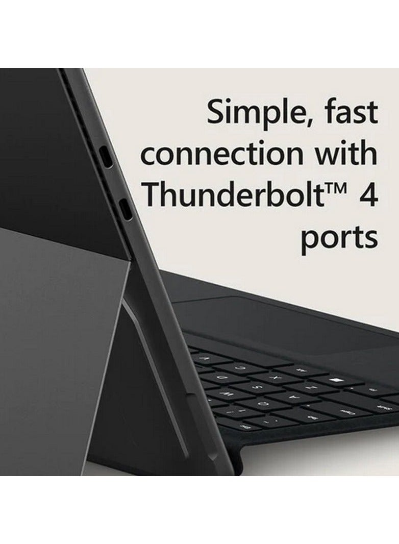 مايكروسوفت Microsoft Surface Pro 9 256GB i7 16GB Platinum TRA Win11 Pro English Platinum - Image 2