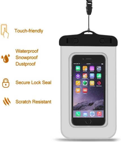 Unigear Dry Bag Waterproof Floating and Lightweight Bags for Kayaking Boating Fishing Swimming and Camping with Waterproof Phone Case Pale Yellow 2L - Image 3