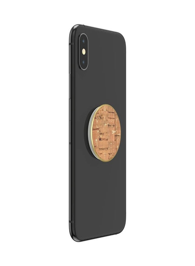 PopSockets: PopGrip with Swappable Top for Phones and Tablets - Metallic Cork Gold - Image 4