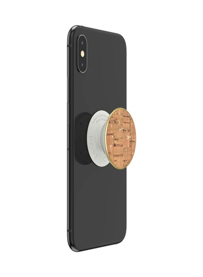 PopSockets: PopGrip with Swappable Top for Phones and Tablets - Metallic Cork Gold - Image 5
