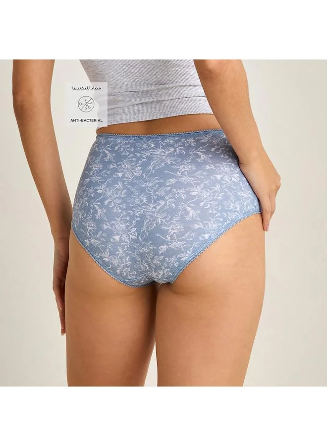 سبلاش فيڤ طقم من  سراويل داخلية نسائية قصيرة متنوعة بخصر مطاطي