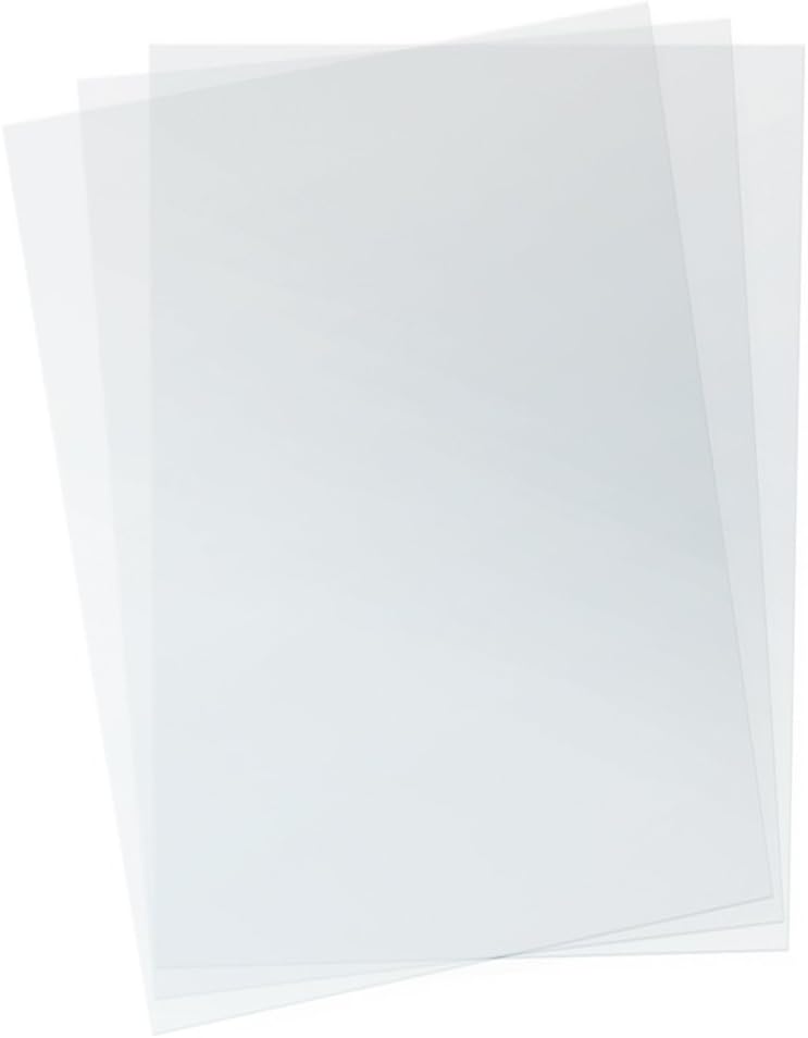 Binding Covers for Reports and Presentations - Crystal Clear PVC - 10 Mil Thick - Tabloid Ledger Size - 11 inch x 17 inch - Square Corners - No Tissue Interleaving - 100/Bx (CVR-10DSN)