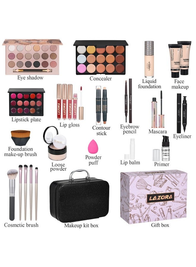 venshun All In One Makeup Kit For Women Multi-Purpose Makeup Kit - Eyeshadow Palette, Concealer Foundation Adult Professional And Beginner Makeup Kits Portable Full Trunk Makeup Kit Women'S Full Makeup Kit - Image 2