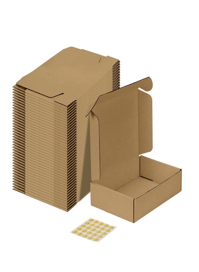 MEBRUDY 9x6x2 Inches Shipping Boxes Pack of 40, Small Corrugated Cardboard Box for Mailing Mailer Packing, Brown - Image 1