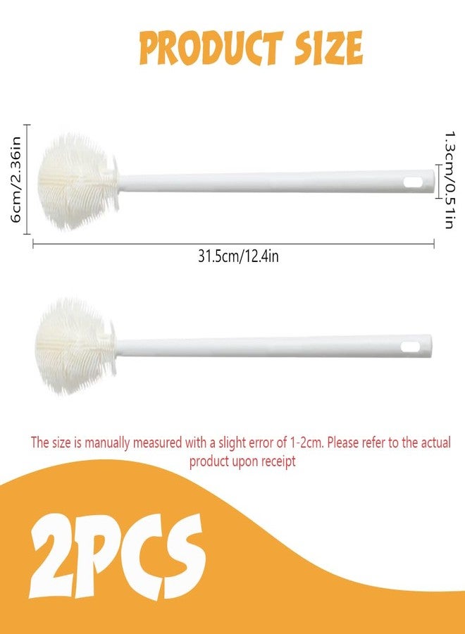 SGAF Plastic Bottle Cleaning Brush Set with Long Handle and Soft Bristles Reusable Cleaning Brushes for Bottles, Jars, Glassware, Cups & Kitchen Utensils Easy Reach & Gentle Scrubbing - Image 2