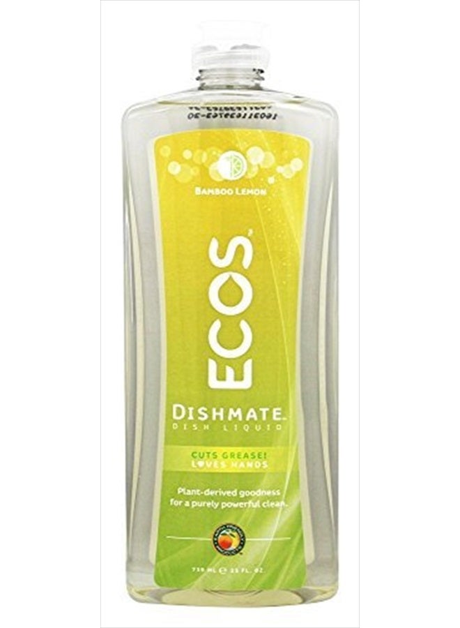 ECOS Earth Friendly Products Dishmate Bamboo Lemon, 2 Count - Image 2