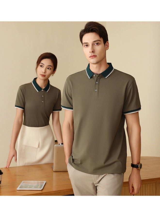 Summer Polo Shirt for Men and Women Casual Workwear Advertising Shirt with - Image 2