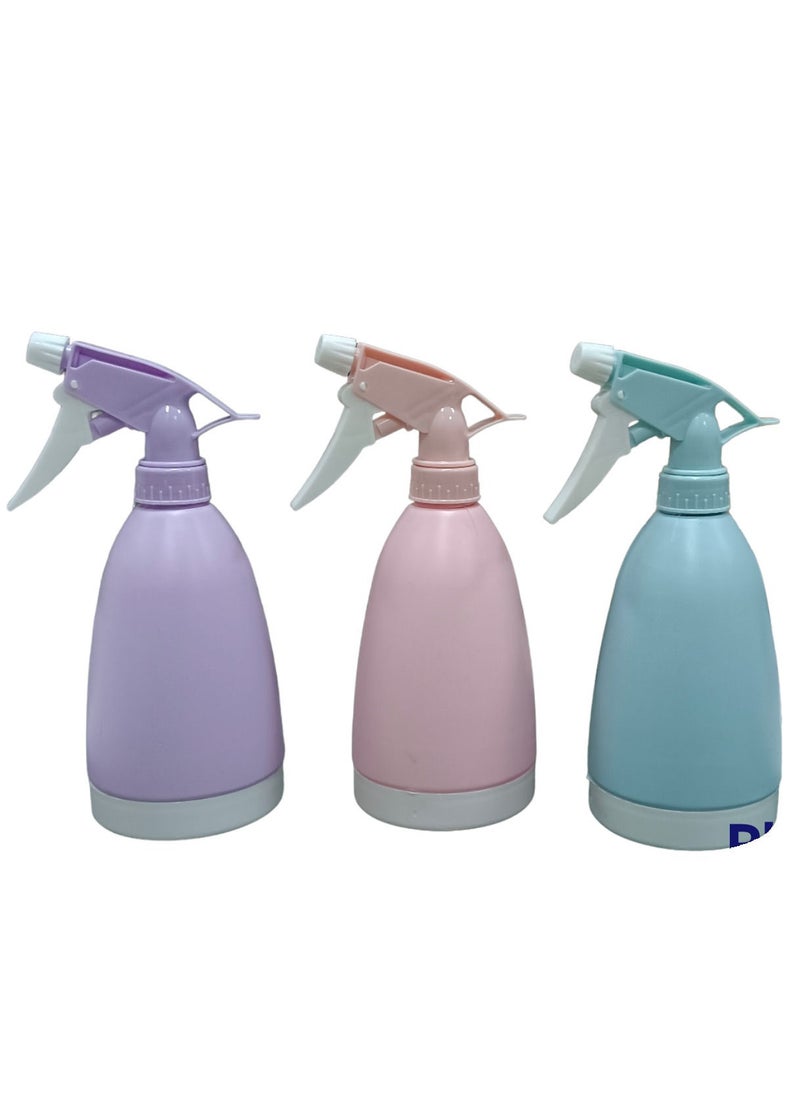 SAQOWARE - Refillable Plastic Spray Bottle-500 ML Pink Colour - Image 1